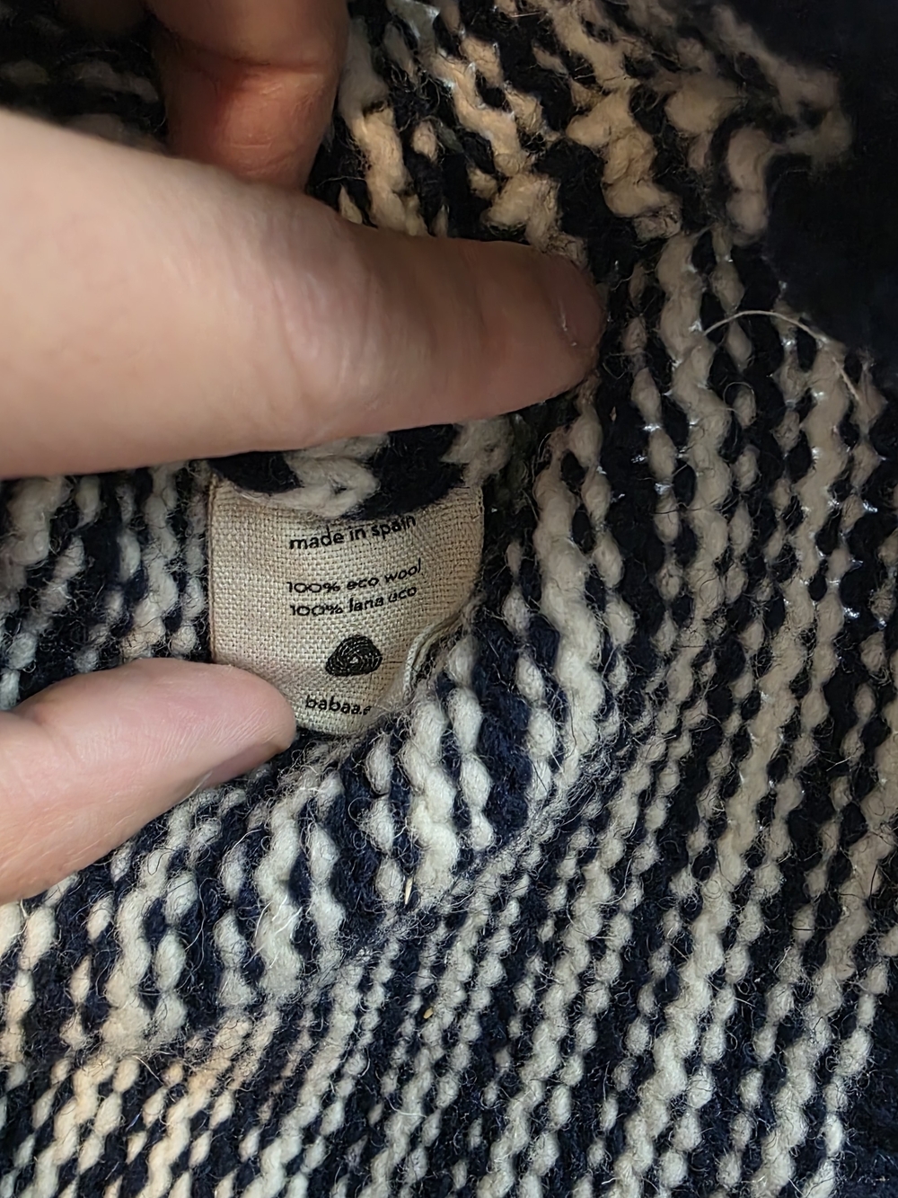 Babaa no6 Striped Jumper Navy - Picture 4 of 7
